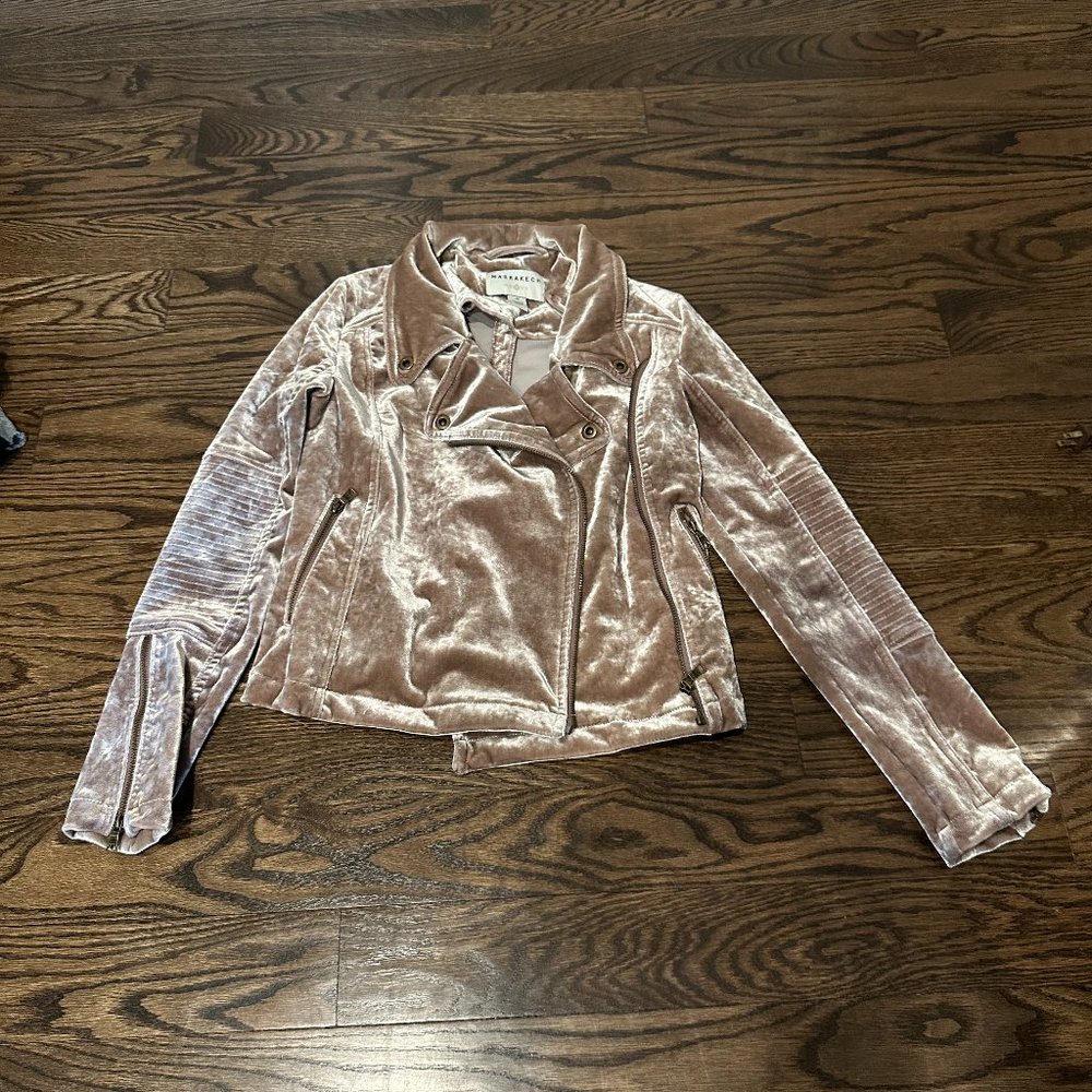 Marrakech Velour Blush Jacket - image 1